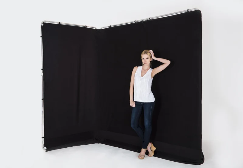 Toile de fond pour Support Panoramique 13' (Noir)
