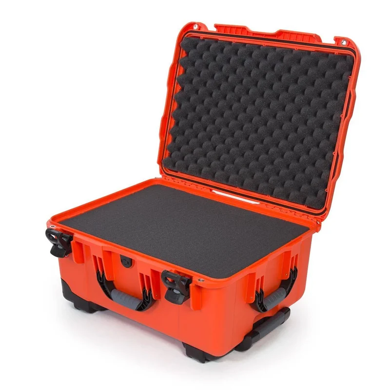 Valise Rigide à roulettes Nanuk 950 avec Mousse (Orange)