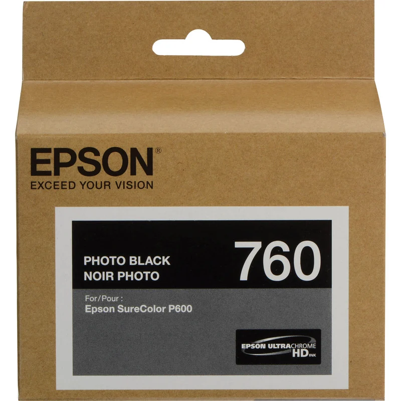 Cartouche d’Encre UltraChrome HD 760 Noir Photo