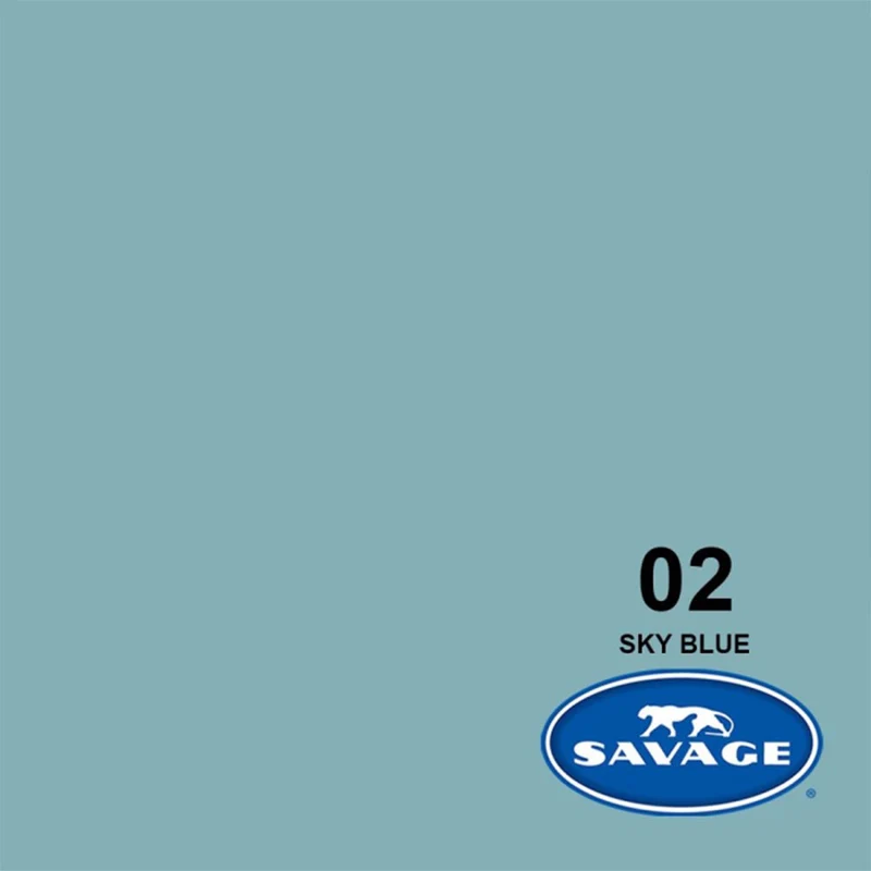 Rouleau de papier 86po x 36pi Bleu Ciel