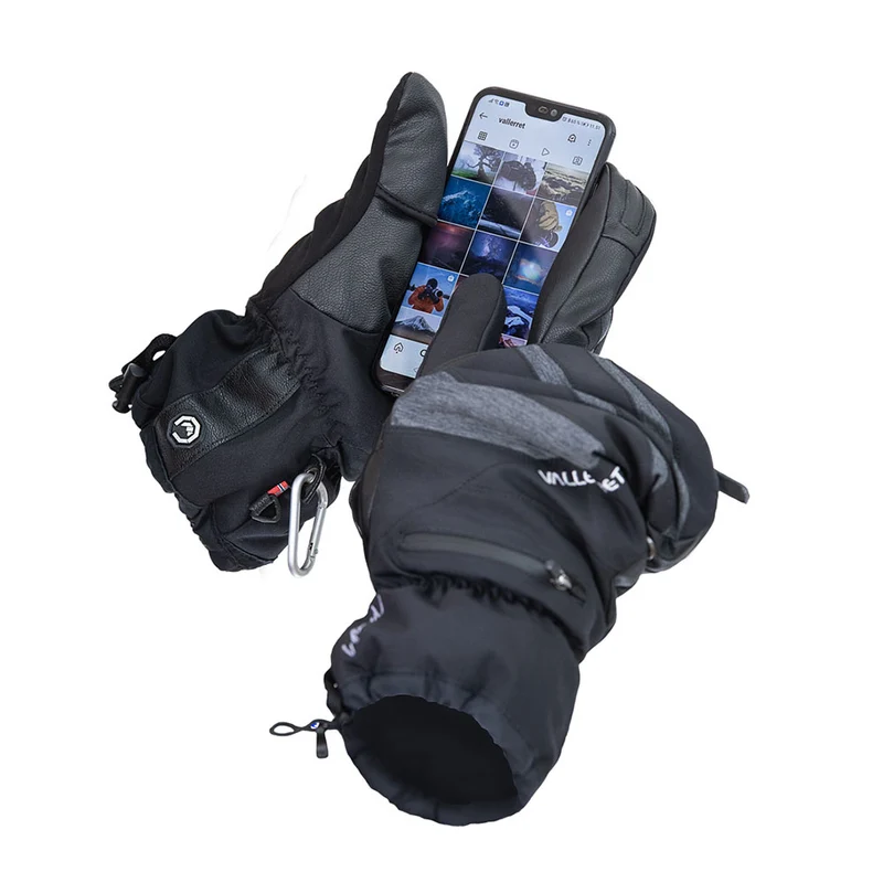 Gants / Mitaines Skadi LRS Zipper (Noir, Grand)