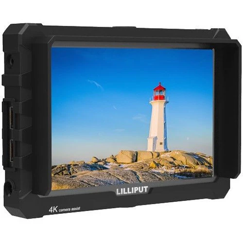Moniteur A7S HD 7po avec Support 4K (Noir)