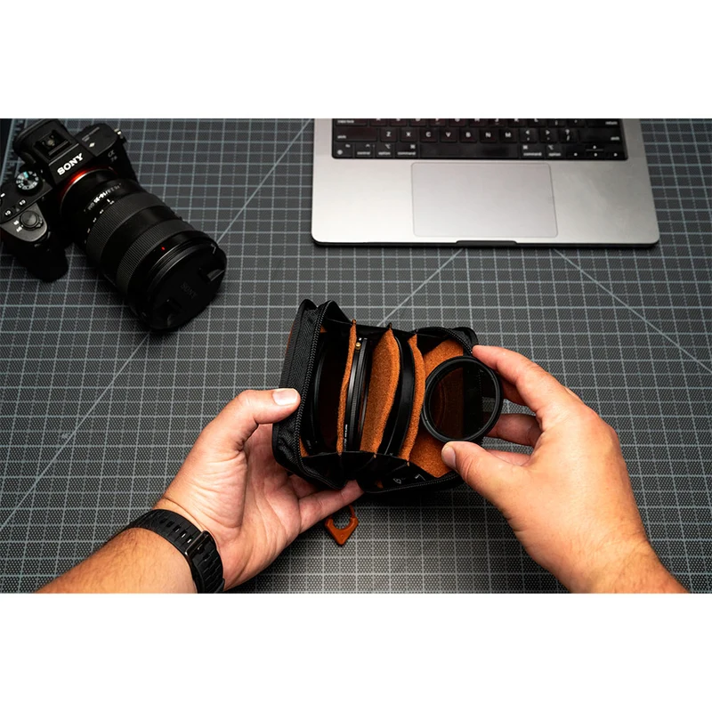 Étui pour filtres d'objectif (Orange Sedona)