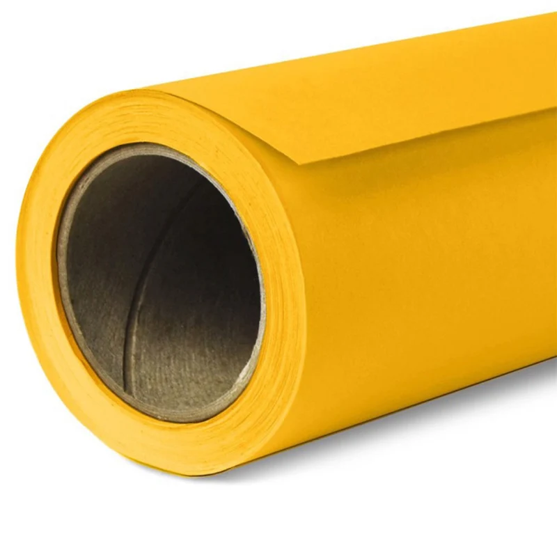 Rouleau de papier 86po x 36pi Jaune Profond