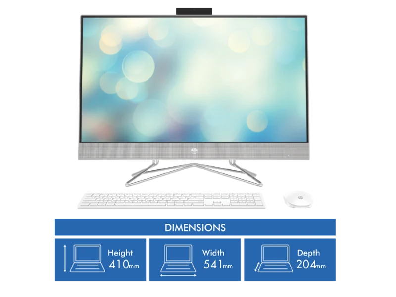 HP 23.8" i3 8GB 512GB Win 11 AIO