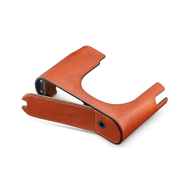 Demi Étui Q3 Cuir (Cognac)