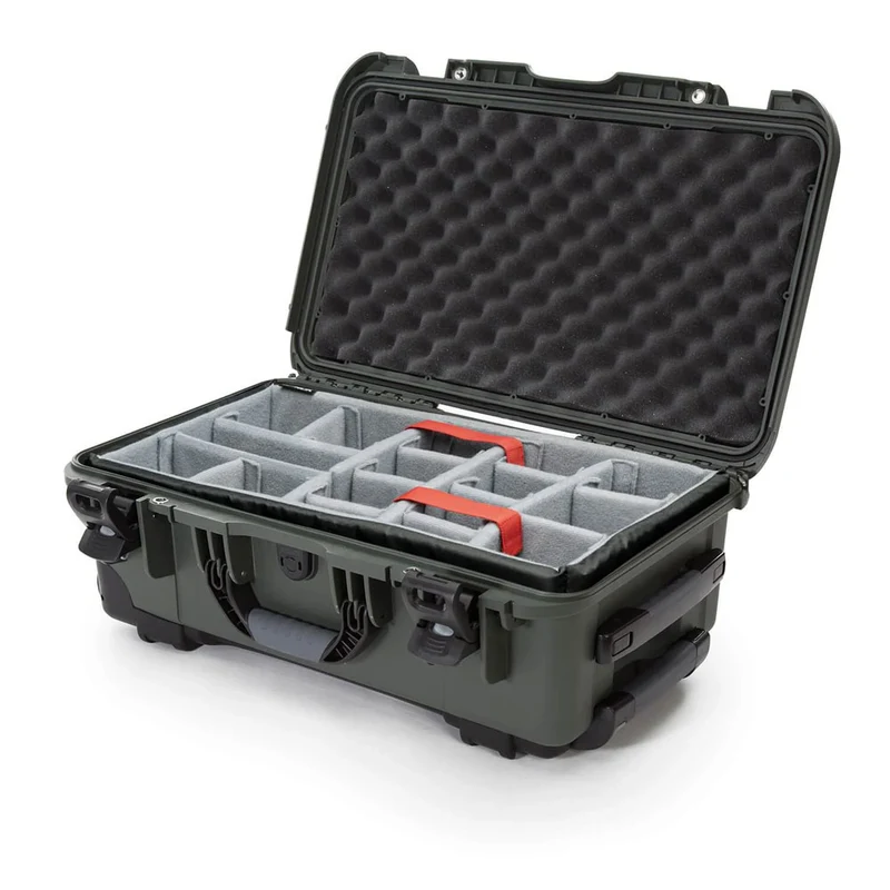 Valise Rigide à roulettes Nanuk 935 avec Séparateurs rembourrés (Olive)