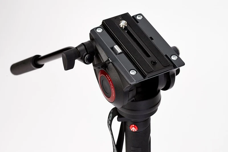Monopied Vidéo Fluide XPRO 4 Sections en Aluminium MVMXPRO500 avec Base FLUIDTECH