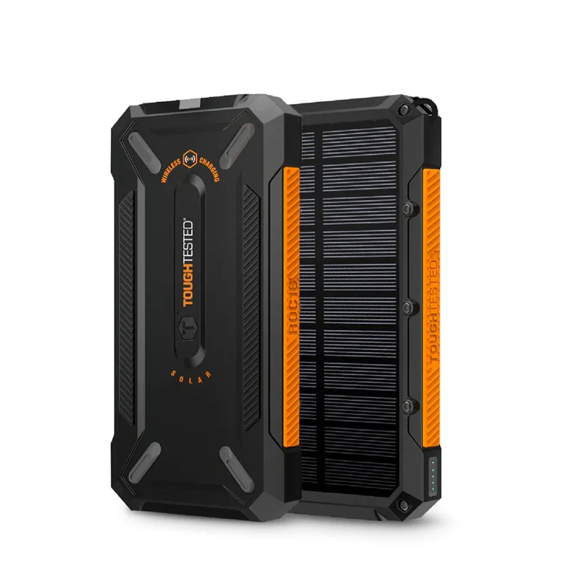 Chargeur Portable/Sans-fil avec Panneau Solaire 10000 mAh