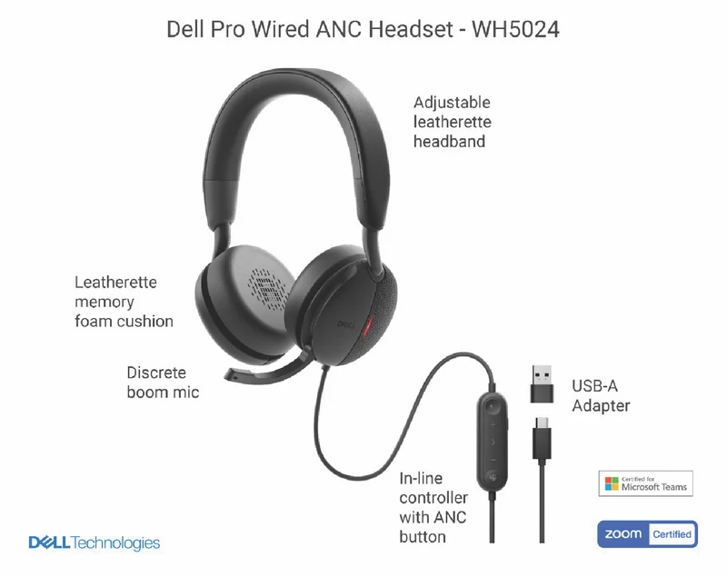 Dell Pro Wired Headset