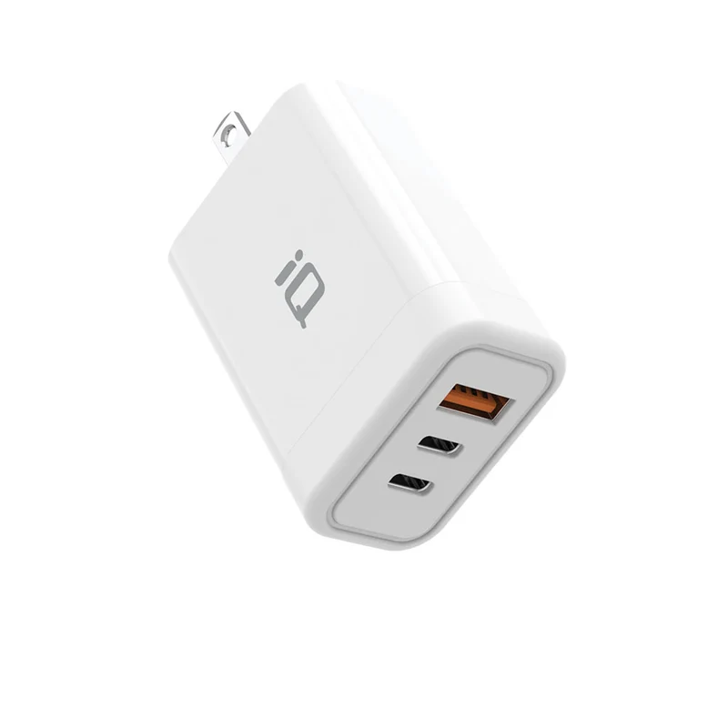 Chargeur mural triple 1xUSB-A/2xUSB-C PD 65W
