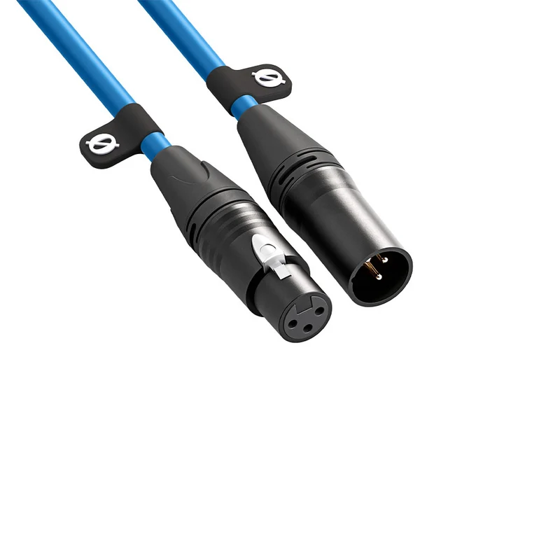 Câble XLR 3m/10 pieds (Bleu)