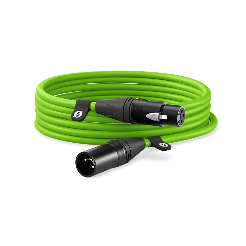 Câble XLR 6m/20 pieds (Vert)
