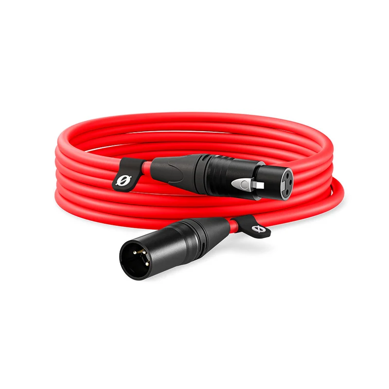 Câble XLR 6m/20 pieds (Rouge)