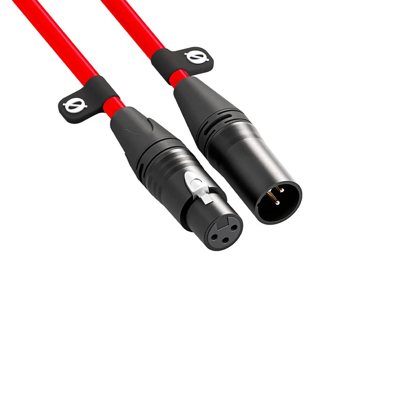 Câble XLR 6m/20 pieds (Rouge)