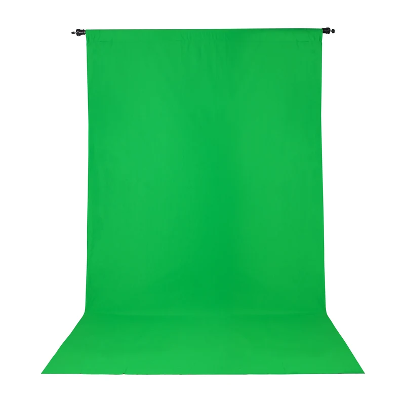 Toile de Fond Résistante aux Plis 10 x 12pi (Vert Chroma Key)