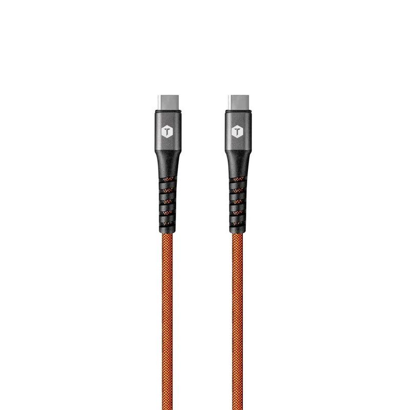 Câble Pro Résistant avec gaine tissé USB-C à USB-C 8pi