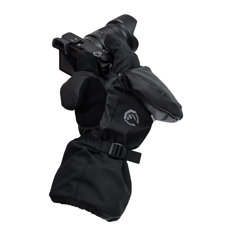 Sur-Gants Alta Arctic (Noir, Moyen)