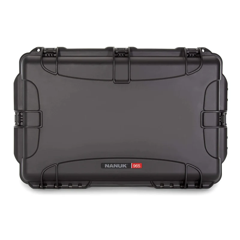Valise Rigide à Roulettes Nanuk 965 avec Mousse (Noir)