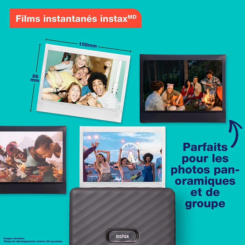 Imprimante Instax Wide Link (Blanc Frêne)