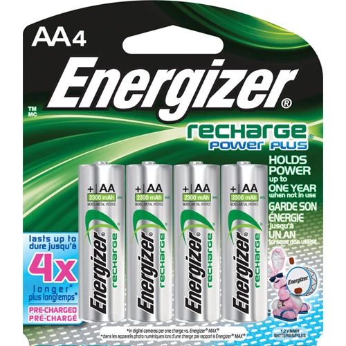 Piles Rechargables AA (4 Piles)