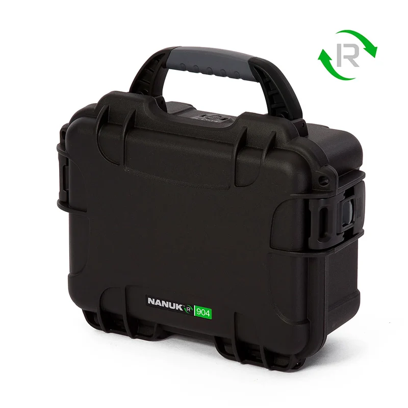 Valise Rigide Nanuk-R 904 résine recyclée avec mousse (Noir)