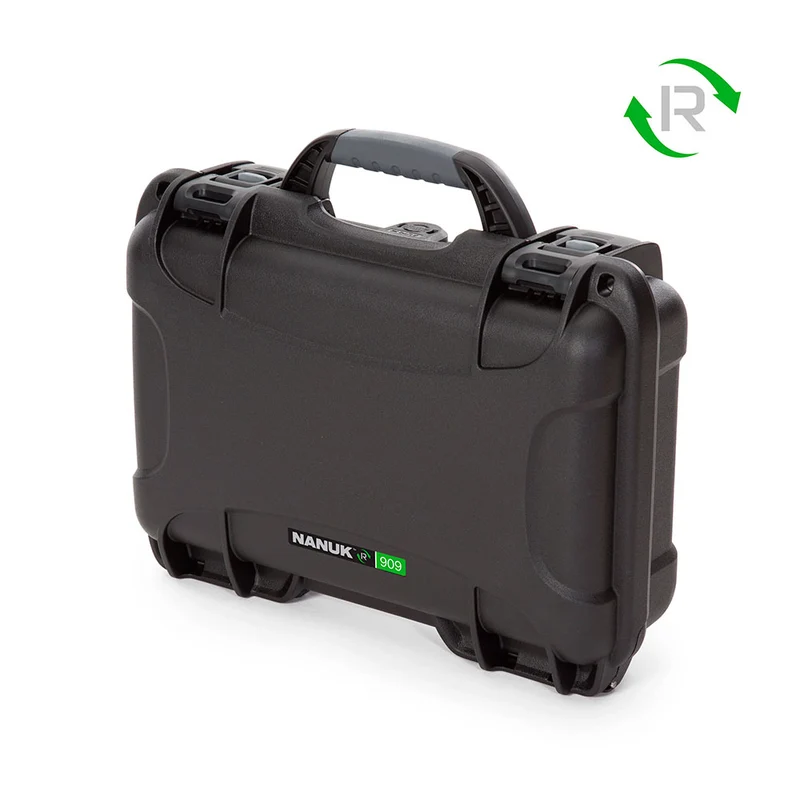 Valise Rigide Nanuk-R 909 résine recyclée avec mousse (Noir)