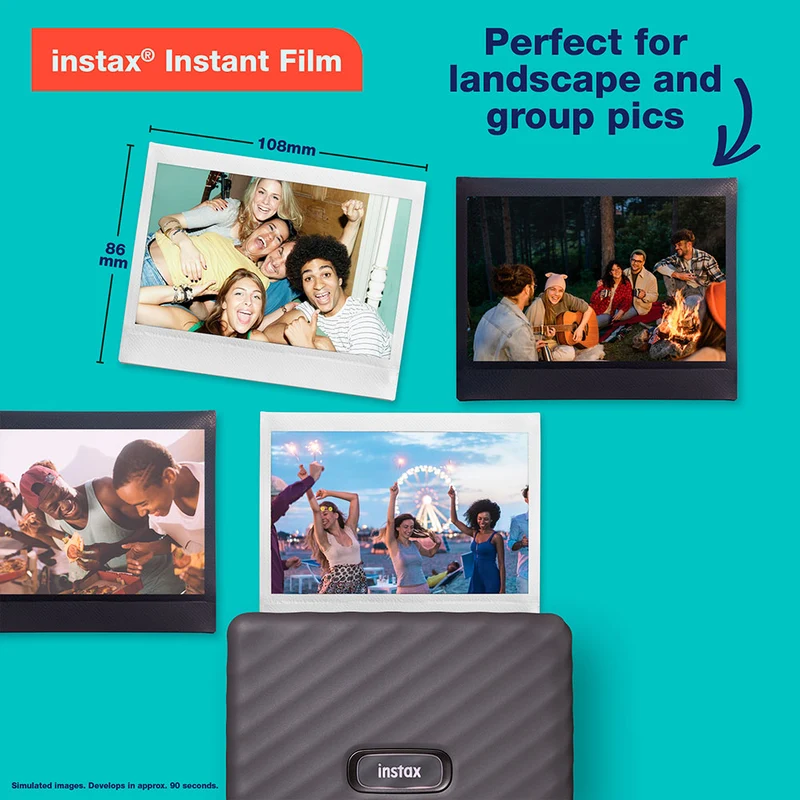 Imprimante Instax Wide Link (Gris Moka)