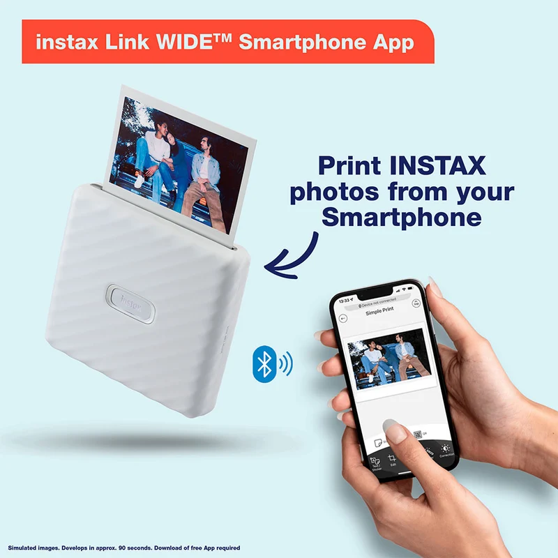Imprimante Instax Wide Link (Gris Moka)