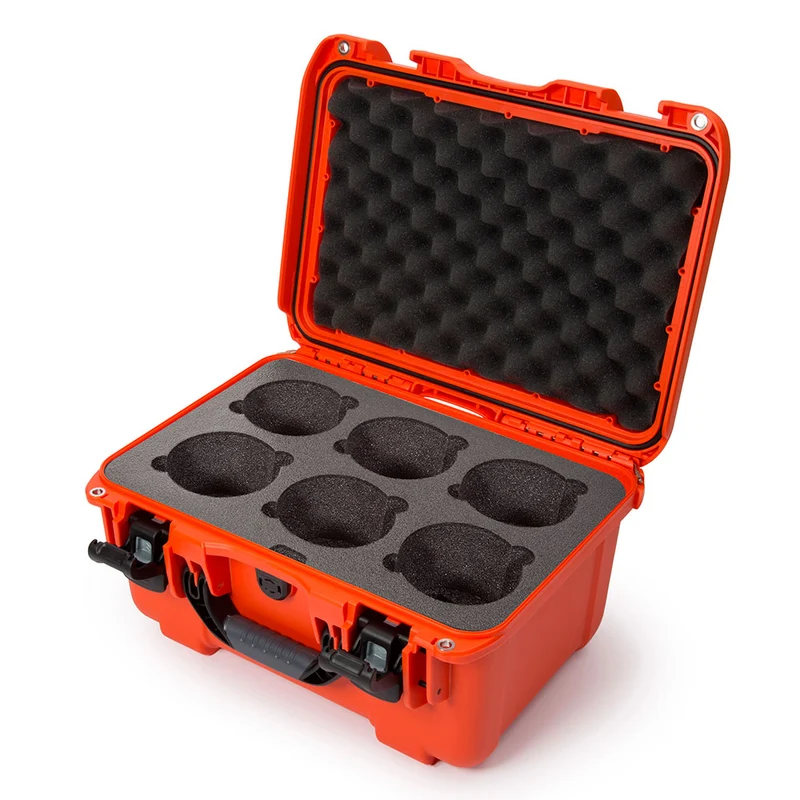 Valise Rigide Nanuk 918 avec mousse pour 6 objectifs (Orange)