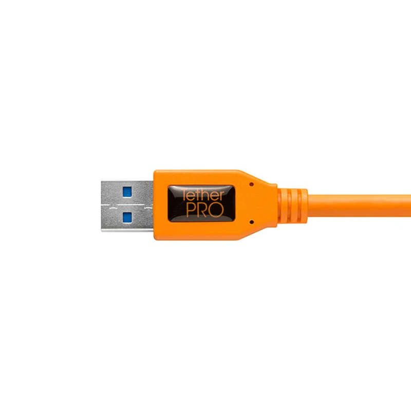 Câble TetherPro USB 3.0 à USB-C 15 pieds (Orange)