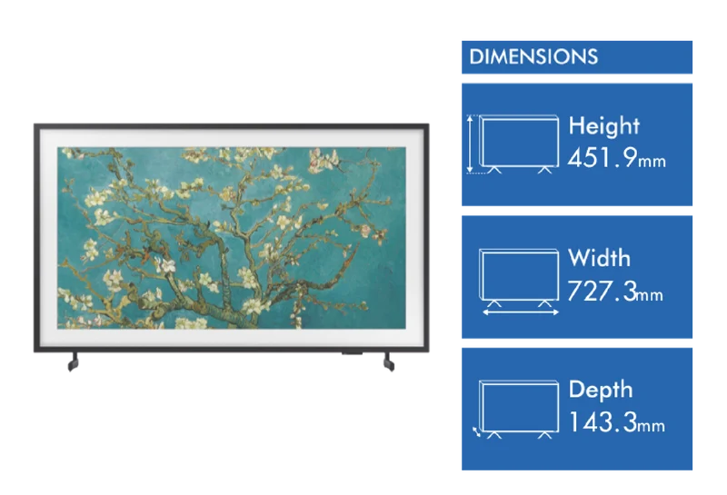 Samsung 32" LS03C QLED The Frame FHD Smart TV 23