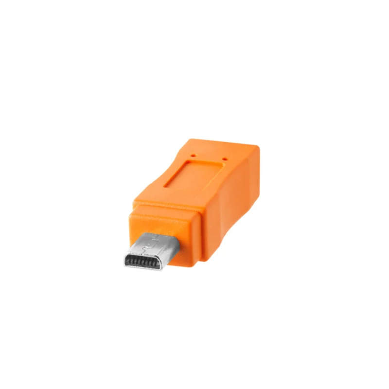 Câble TetherPro USB-C à 2.0 Mini-B 8-Pin 15 pieds (Orange)