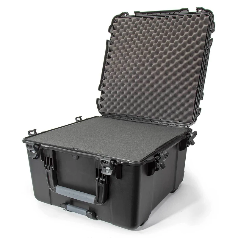 Valise Rigide à Roulettes Nanuk 970 avec Mousse (Noir)