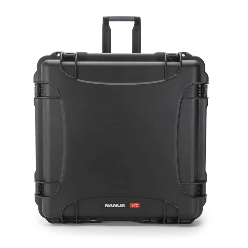 Valise Rigide à Roulettes Nanuk 970 avec Mousse (Noir)