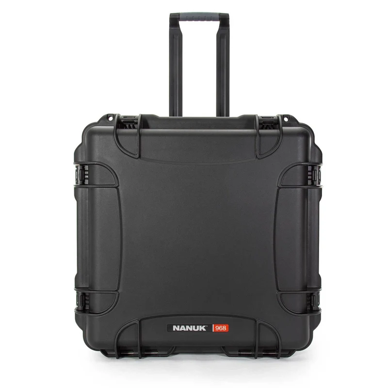 Valise Rigide à Roulettes Nanuk 968 avec Mousse (Noir)