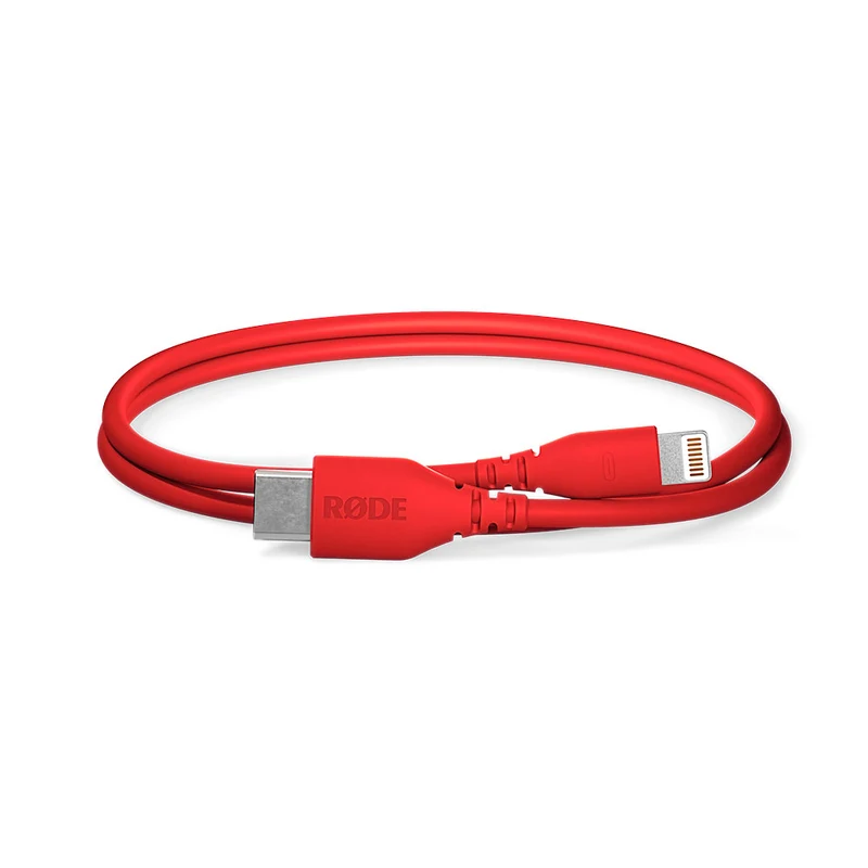 Câble SC21 USB-C à Lightning 30cm (Rouge)