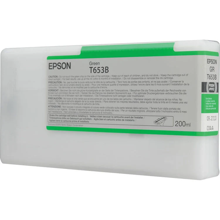 Cartouche d’Encre UltraChrome HDR T653 Vert (200 ml)