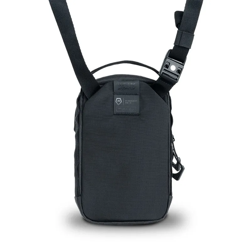 Sac croisé X1 Moyen (Noir)