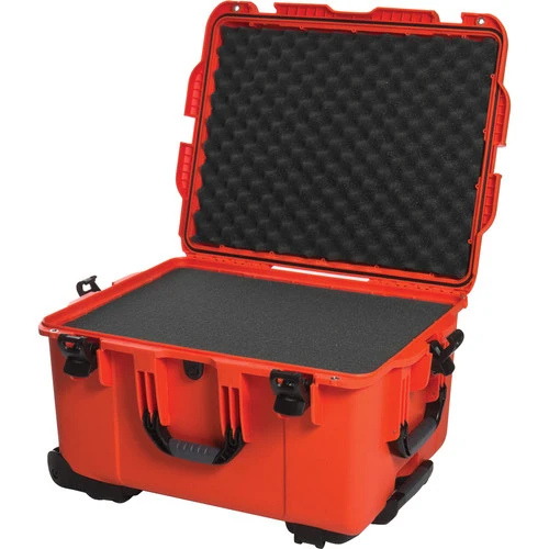 Valise Rigide à Roulettes Nanuk 960 avec Mousse (Orange)