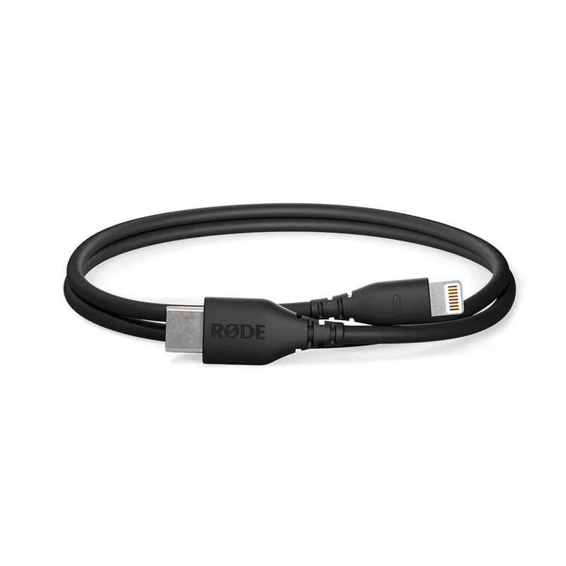 Câble SC21 USB-C à Lightning 30cm (Noir)