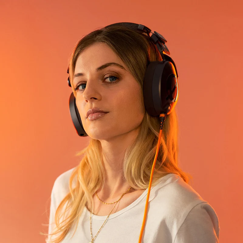 Câble NTH-CABLE 3.5mm avec Serrure 1.2m (Orange)