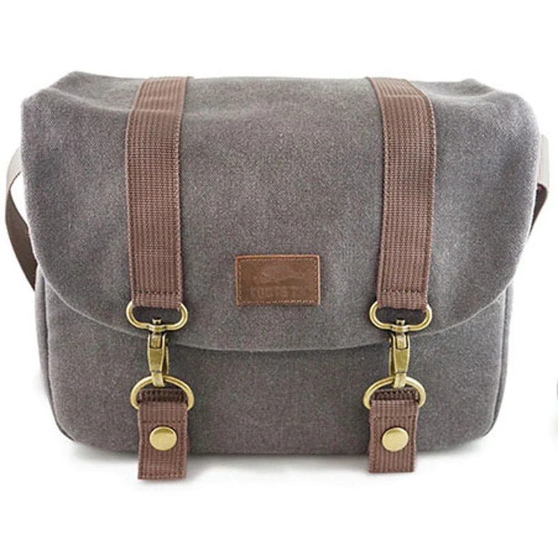 Grand Sac Messager pour DSLR Collection Flanelle (Gris)