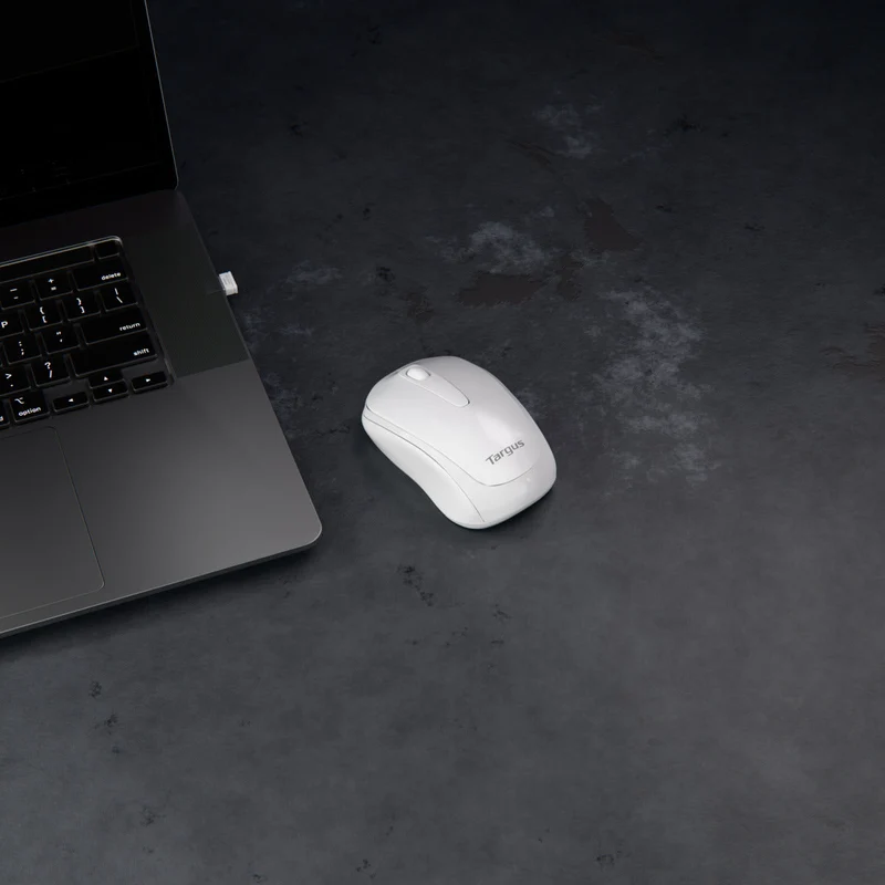 Souris optique sans fil à 3 boutons (W600) - Blanche