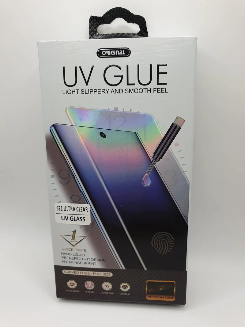 Samsung S21 Ultra UV Glue Clear Glass Protector Quick Paste Nano Liquid Full Size
