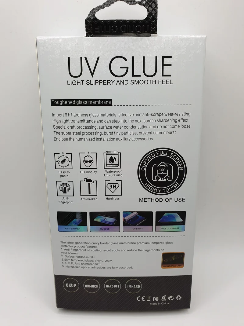 Samsung S21 Ultra UV Glue Clear Glass Protector Quick Paste Nano Liquid Full Size