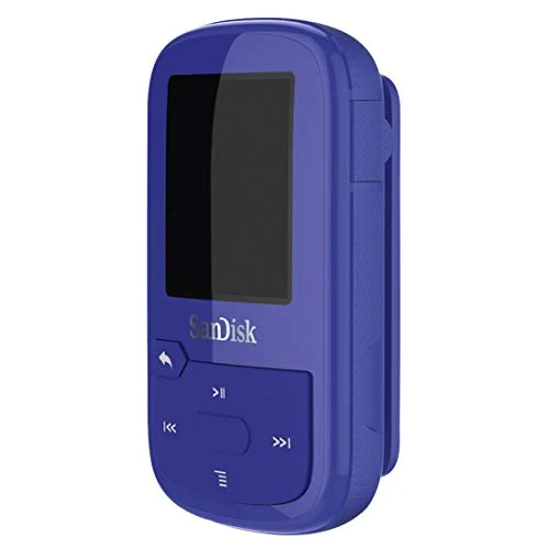 SanDisk Clip Sport Plus Wearable MP3 Player - Blue