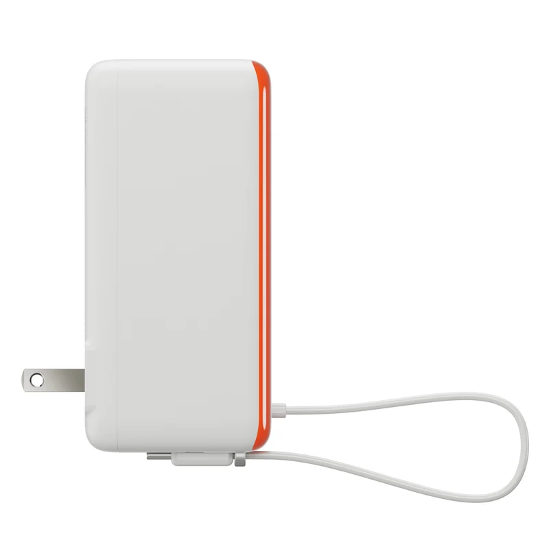 Mini-batterie externe et chargeur secteur HyperJuice® Flex USB-C 35 W - Orange