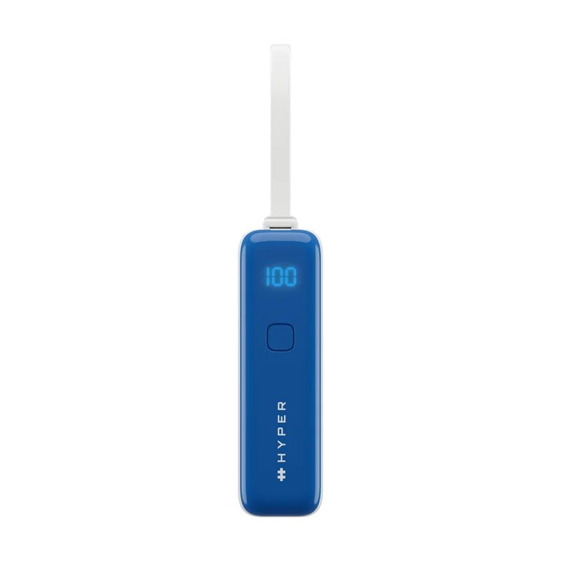 Mini-batterie externe HyperJuice® Flex USB-C 30 W - Bleu