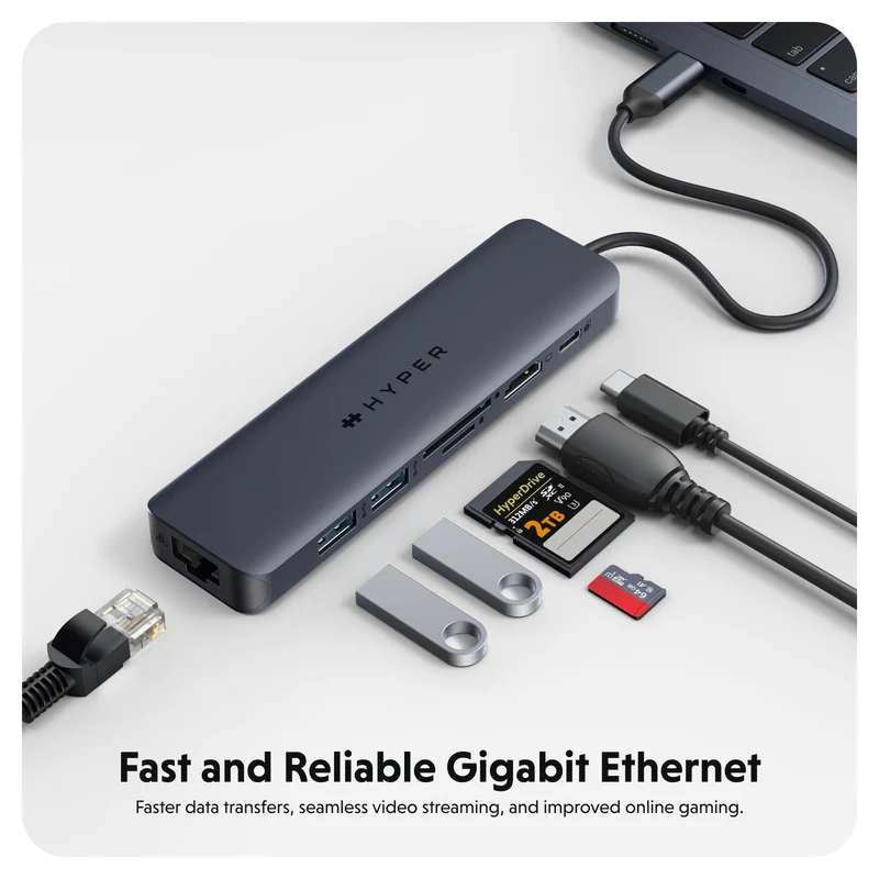 Hub USB-C à 7 ports HyperDrive Next